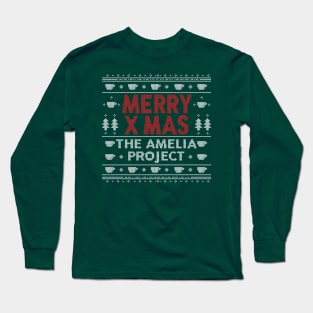 Ugly Christmas Sweater - Merry Xmas Long Sleeve T-Shirt